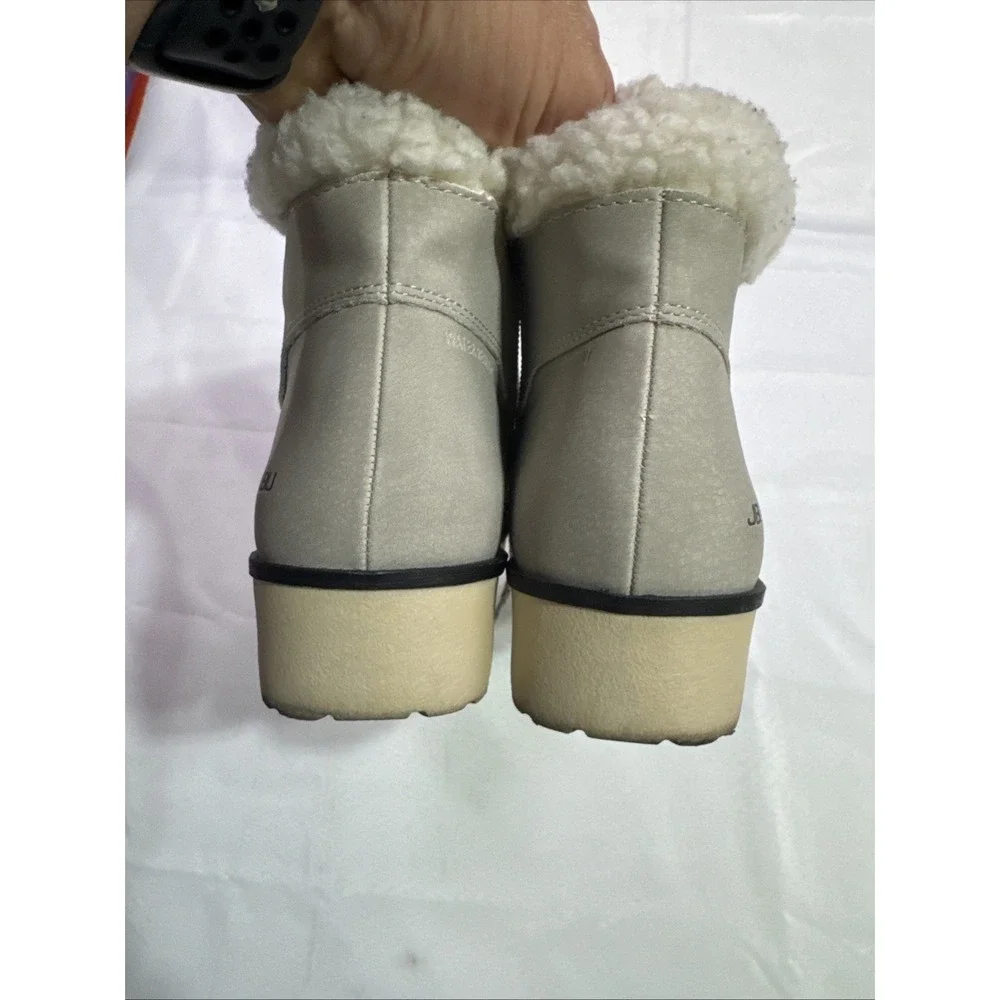 JBU by Jambu Womens Size 6M Water Resistant Faux Fur Winter Ankle Boots